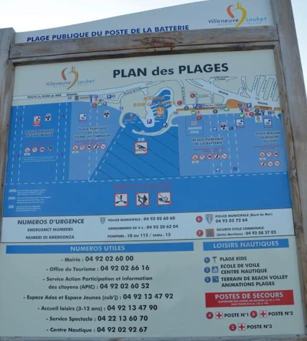 Studio A 2 Pas De La Plage 빌뇌브루베 외부 사진